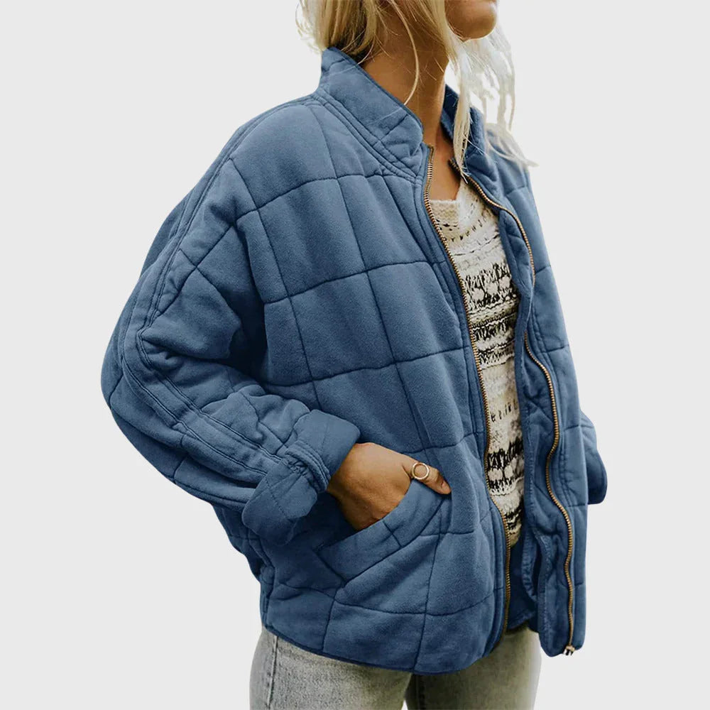Azul / S ZIA / CHAQUETA CON ESTILO ZYRO