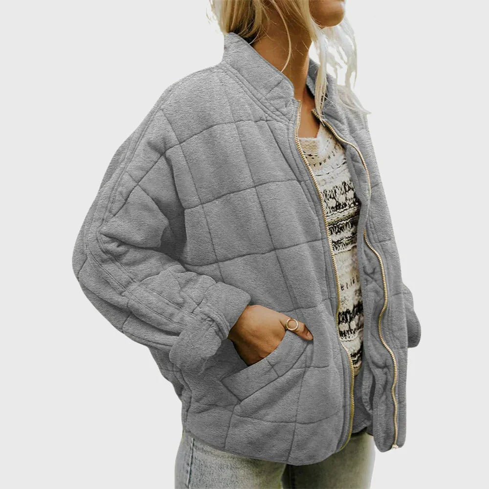 Gris / S ZIA / CHAQUETA CON ESTILO ZYRO